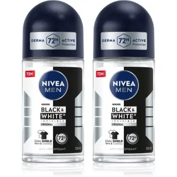 NIVEA MEN Black & White Invisible Original deodorant roll-on antiperspirant ambalaj economic