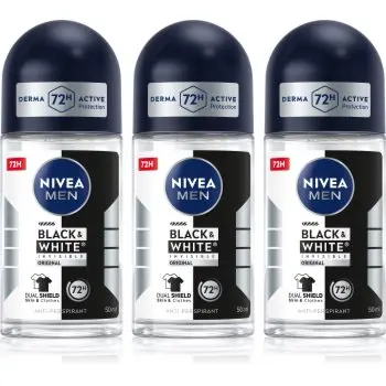 NIVEA MEN Black & White Invisible Original deodorant roll-on antiperspirant ambalaj economic