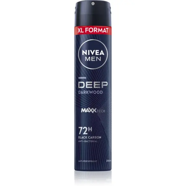 NIVEA MEN Deep spray anti-perspirant pentru barbati 200 ml