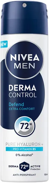 Nivea Men Derma Control Deodorant spray Defend, 150 ml