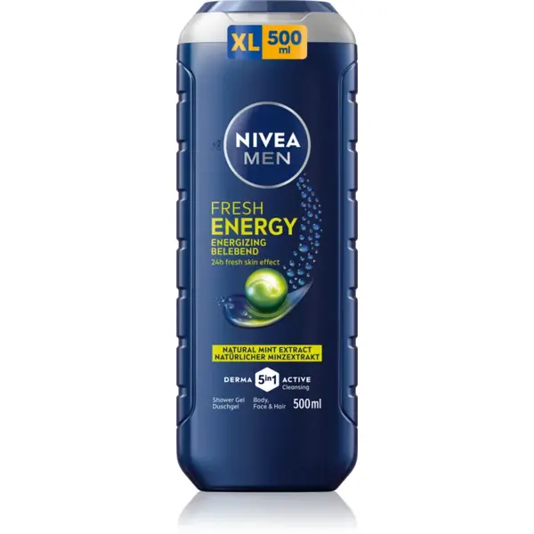 NIVEA MEN Fresh Energy gel de duș pentru barbati 500 ml