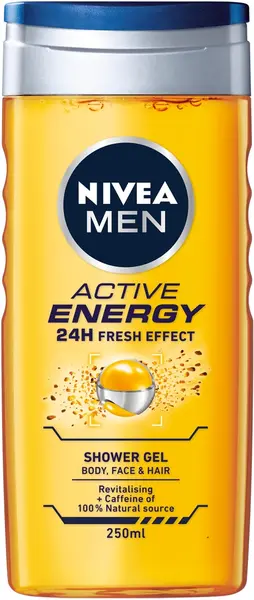 Nivea Men Gel de duș Active Energy, 250 ml