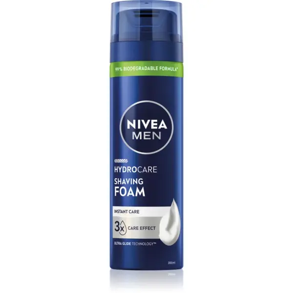 NIVEA MEN Hydrocare spumă pentru bărbierit pentru barbati 200 ml