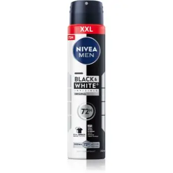 NIVEA MEN Invisible Black & White spray anti-perspirant pentru barbati