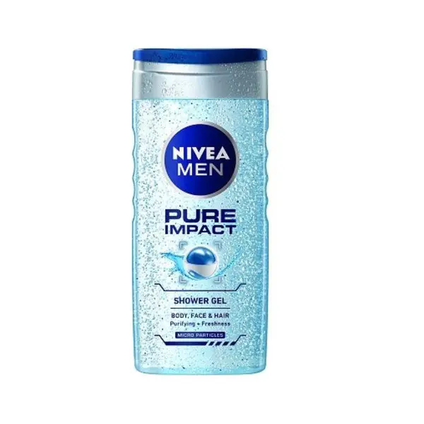 NIVEA MEN Pure Impact Gel de duș Volum 250 ml