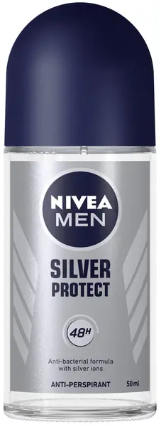 Nivea Men Roll-on antiperspirant Silver Protect, 50 ml