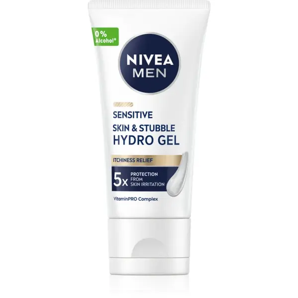 NIVEA MEN Sensitive crema gel pentru netezirea pielii pentru bărbați 50 ml