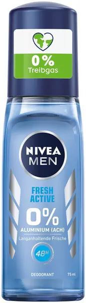 Nivea Men Spray pulverizat cu pompă Fresh Active, 75 ml