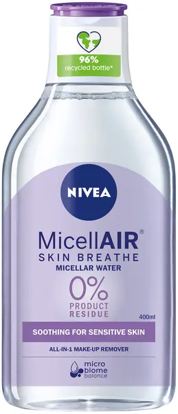 Nivea MicelAir Apă micelară pentru piele sensibilă, 400 ml