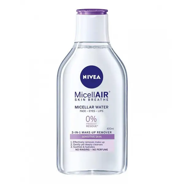 NIVEA MicellAir Apă micelară pentru piele sensibilă Volum 400 ml