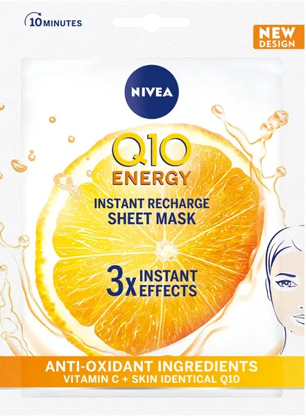 Nivea Q10 Mască folie Energy, 1 buc