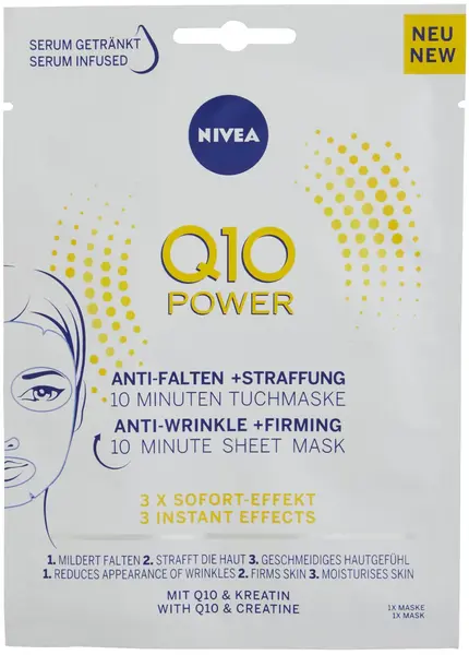 Nivea Q10 Mască folie Power, 1 buc