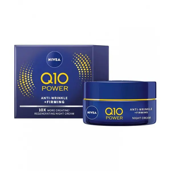 NIVEA Q10 Power Cream de noapte antirid Volum 50 ml