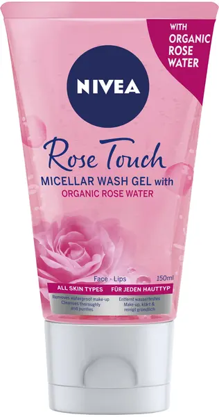 Nivea Rose Touch Gel de curățare micelar, 150 ml