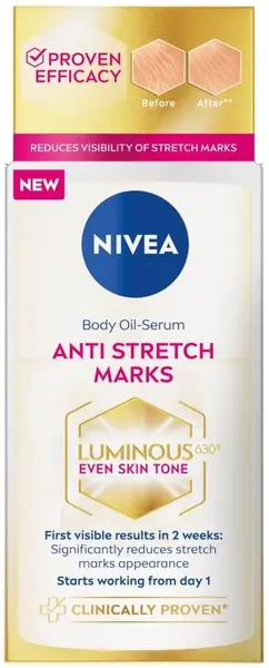 Nivea Ser uleios împotriva vergeturilor și petelor pigmentare Luminous, 100 ml