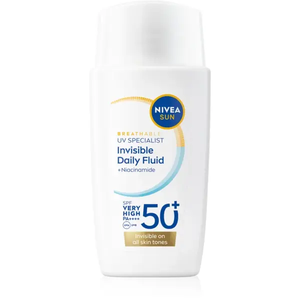 NIVEA SUN Invisible Daily Fluid fluid protecție SPF 50+ 40 ml