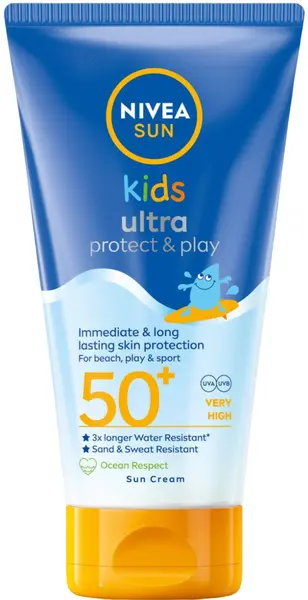 Nivea Sun Loțiune de protecție solară pentru copii Protect & Play, SPF50+, 150 ml
