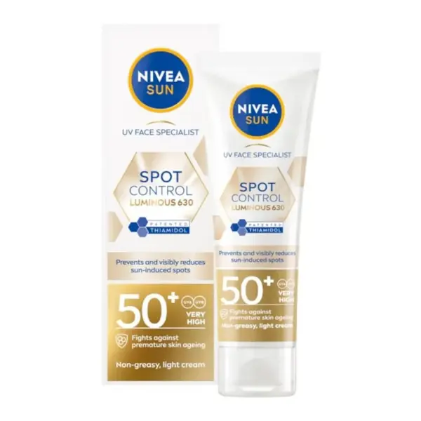Nivea Sun Luminous Protecție solară anti-pigmentare SPF 50+ Volum 40 ml