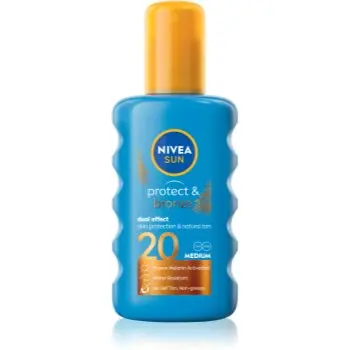 NIVEA SUN Protect & Bronze spray de corp pentru un bronz intens SPF 20