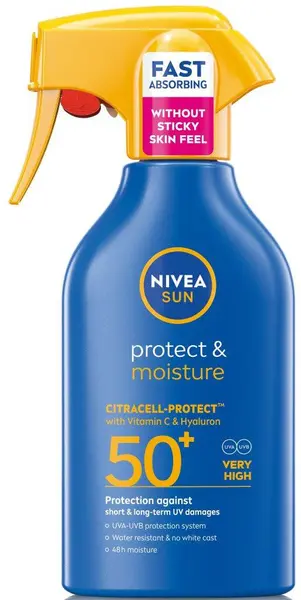 Nivea Sun Spray hidratant cu protecție solară, SPF50+, 250 ml