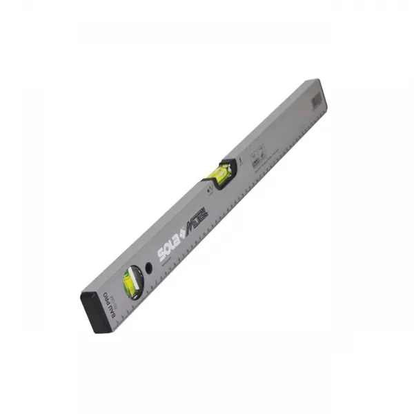 Nivela aluminiu SOLA Austria, 40 cm, profil tubular, 2 bule, precizie 0.5mm/m, BAUPRO 40