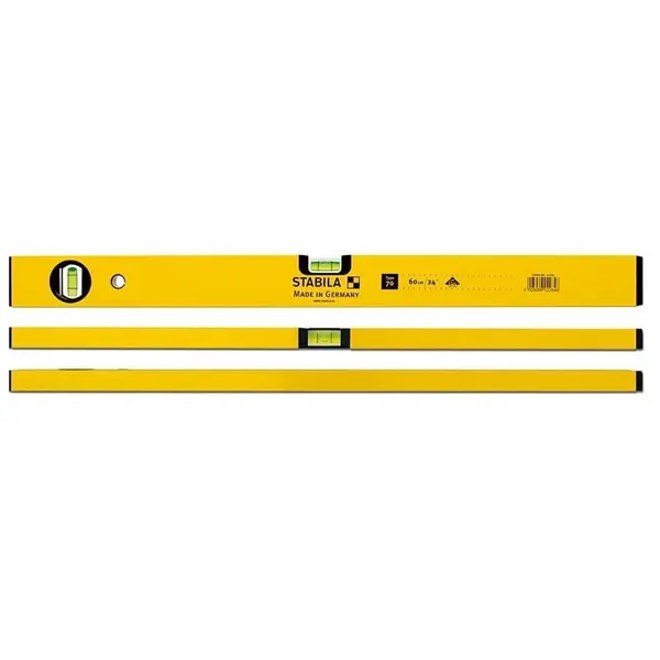 Nivela cu 2 bule. Tip 70 de 150 cm. Stabila