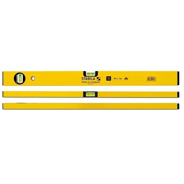 Nivela cu 2 bule. Tip 70 de 80 cm. Stabila