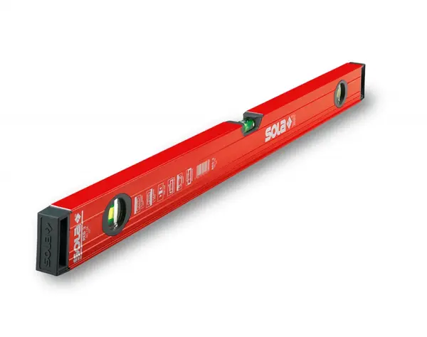 Nivelă cu bulă ( Boloboc ) cu profil tubular, 100cm RED 3 100 - Sola-01215301