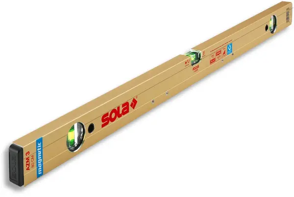 Nivelă cu bulă (Boloboc magnetic) cu profil tubular, 80cm AZM 3 80 - Sola-01823101