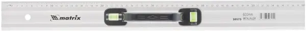 Nivelă cu linie MTX - 2 butoane lichide, 60 cm, metalică