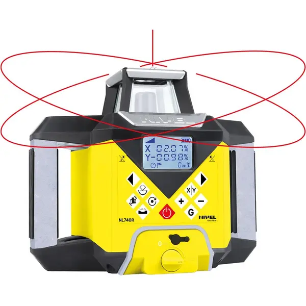 Nivela Laser Rotativa - cu afisarea digitala a diferentelor - NL740R Digital - Nivel System