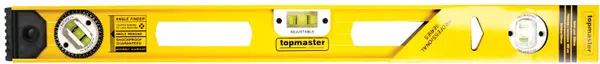 Nivelă Top Master - Professional, 1000 mm,3 libele, cu reglaj