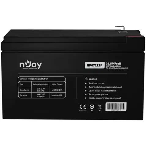 Njoy Acumulator UPS nJoy GP07122F, 12V/7A