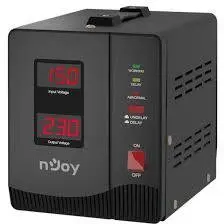 Njoy Stabilizator de tensiune cu 1 priza nJoy Alvis 1000 AVRL-10001AL-CS01B, 1000 VA / 600 W, Negru