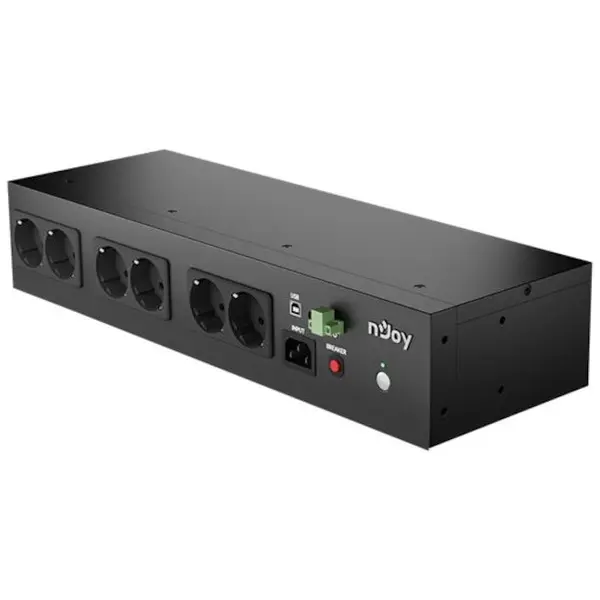 Njoy Sursa neintrerupta nJoy, Theron 800 LCD 800VA, 8xSchuko, USB, UPCMRSS680TTRCG01B