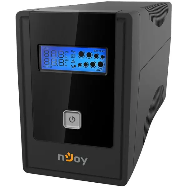 Njoy UPS nJoy Cadu 850, 850VA/480W, Afisaj LCD cu ecran tactil, 2 x prize Schuko