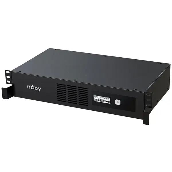 Njoy UPS Njoy RACK CODE 600 UPCMRLS660TCOAZ01B, 600VA, Line-Interactive, Rackmount 2U
