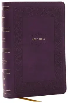 NKJV Compact Paragraph-Style Bible w/ 43,000 Cross References, Purple Leathersoft, Red Letter, Comfort Print: Holy Bible, New King James Version. Holy Bible, New King James Version/Thomas Nelson