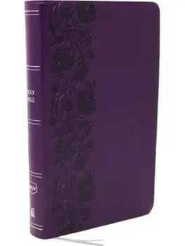 NKJV Giant Print End-of-Verse Reference Bible, Purple Leathersoft, Red Letter, Comfort Print. Holy Bible/Thomas Nelson