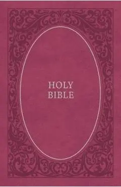 NKJV, Holy Bible, Soft Touch Edition, Imitation Leather, Pink, Comfort Print - Thomas Nelson