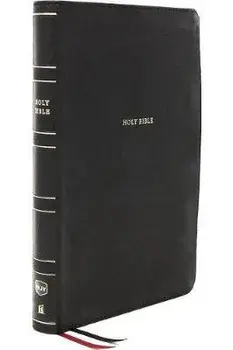 NKJV Holy Bible, Super Giant Print Reference Bible, Black Leathersoft, 43,000 Cross references, Red Letter, Comfort Print: New King James Version/Thomas Nelson