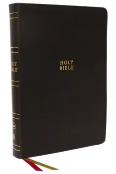 NKJV Holy Bible, Super Giant Print Reference Bible, Brown Bonded Leather, 43,000 Cross References, Red Letter, Thumb Indexed, Comfort Print: New King James Version/Thomas Nelson