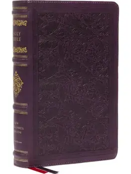 NKJV Large Print Reference Bible, Purple Leathersoft, Red Letter, Comfort Print (Sovereign Collection). Holy Bible, New King James Version/Thomas Nelson