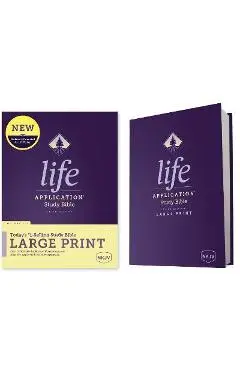NKJV Life Application Study Bible, Third Edition, Large Print (Red Letter, Hardcover) - Tyndale