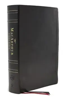 Nkjv, MacArthur Study Bible, 2nd Edition, Genuine Leather, Black, Thumb-Indexed, Comfort Print: Unleashing God's Truth One Verse at a Time/John F. MacArthur