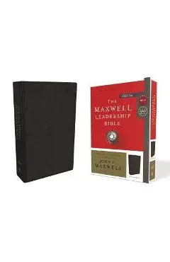 NKJV, Maxwell Leadership Bible, Third Edition, Imitation Leather, Black, Comfort Print - John C. Maxwell