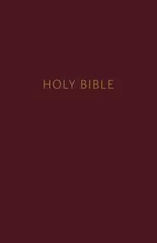 NKJV, Pew Bible, Hardcover, Burgundy, Red Letter Edition/Thomas Nelson
