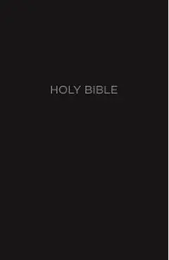 NKJV, Reference Bible, Center-Column Giant Print, Leather-Look, Black, Red Letter Edition, Comfort Print - Thomas Nelson