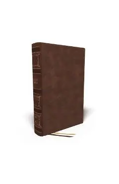 Nkjv, Single-Column Wide-Margin Reference Bible, Leathersoft, Brown, Red Letter, Comfort Print: Holy Bible, New King James Version - Thomas Nelson