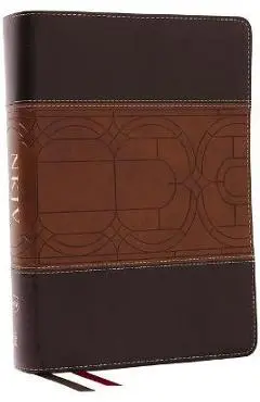 NKJV Study Bible, Leathersoft, Brown, Full-Color, Thumb Indexed, Comfort Print: The Complete Resource for Studying God's Word - Thomas Nelson